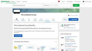 
                            5. The Landmark Group Employee Benefits and Perks | Glassdoor.com.hk