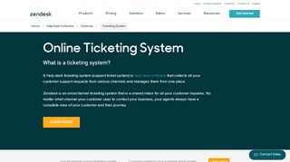 
                            6. The Leader in Online Ticketing System Software | Zendesk