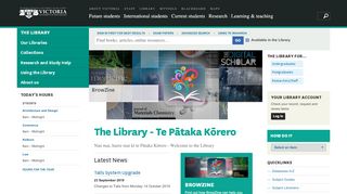 
                            5. The Library - Te Pātaka Kōrero | library.victoria.ac.nz