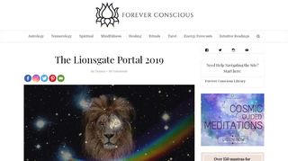 
                            8. The Lionsgate Portal 2019 - Forever Conscious