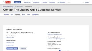 
                            7. ᐅ The Literary Guild Customer Service Phone …