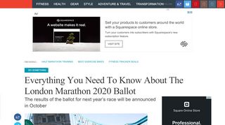 
                            8. The London Marathon Ballot 2020 – Everything You Need To ...