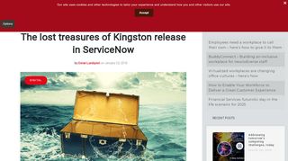 
                            9. The lost treasures of Kingston release in ServiceNow - fujitsu blog