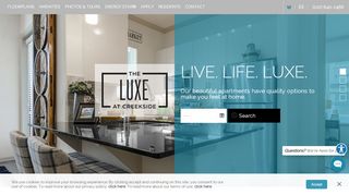 
                            4. The Luxe at Creekside: Apartments For Rent New Braunfels TX