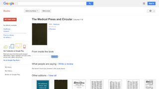 
                            4. The Medical Press and Circular