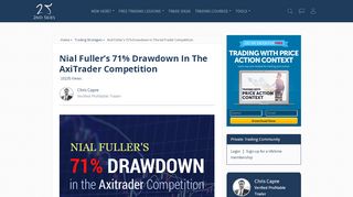 
                            10. The Million Dollar AxiTrader Competition & Nial Fuller's 71% Drawdown