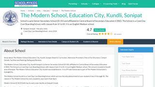 
                            4. The Modern School, Education City, Kundli, Sonipat ...