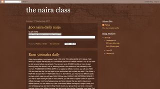 
                            9. the naira class