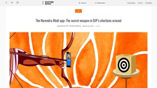 
                            9. The Narendra Modi app: The secret weapon in …