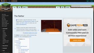 
                            10. The Nether – Official Minecraft Wiki
