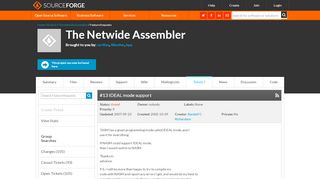 
                            5. The Netwide Assembler / Feature Requests / #13 IDEAL mode ...