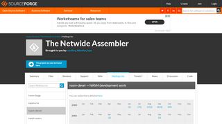 
                            4. The Netwide Assembler / List nasm-devel Archives - SourceForge