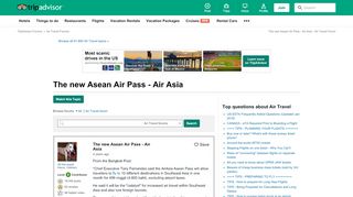 
                            9. The new Asean Air Pass - Air Asia - Air Travel Forum - TripAdvisor