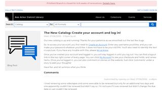 
                            2. The New Catalog: Create your account and log in! | Ann Arbor District ...