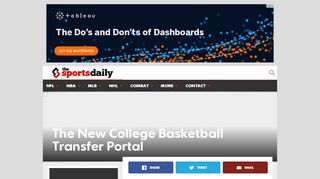 
                            8. The New College Basketball Transfer Portal | The Sports Daily