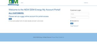 
                            2. the NEW DDM Energy My Account Portal!