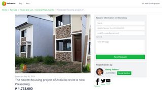 
                            11. The newest housing project of Axeia in cavite is now Presselling on ...