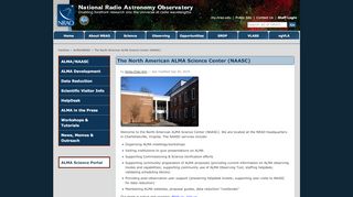 
                            3. The North American ALMA Science Center (NAASC) - NRAO