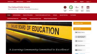 
                            1. The Oakland Public Schools / Homepage