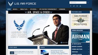 
                            11. The Official Home Page of the U.S. Air Force