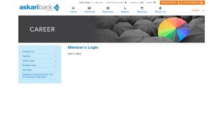
                            2. The Official Website of Askari Bank Limited Pakistan| Member's Login