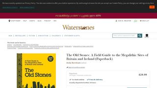 
                            9. The Old Stones by Andy Burnham | Waterstones