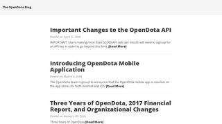 
                            9. The OpenDota Blog - News and announcements …