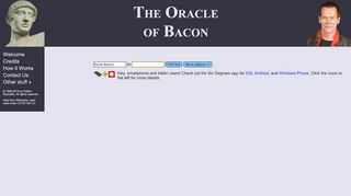 
                            7. The Oracle of Bacon