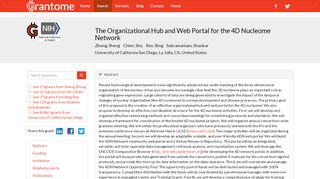
                            6. The Organizational Hub and Web Portal for the 4D Nucleome Network ...