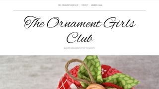 
                            2. The Ornament Girls Club – Quilted Ornament Kit of the Month