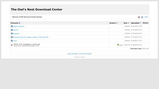 
                            5. The Owl's Nest - Download Center