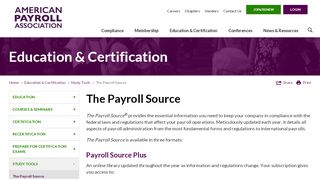 
                            5. The Payroll Source | APA - American Payroll Association