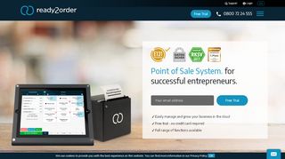 
                            9. The Perfect POS System For Your Business | ready2order