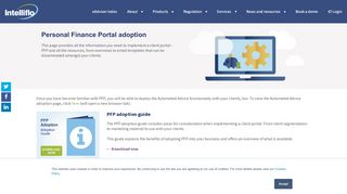 
                            2. The Personal Finance Portal - Intelliflo