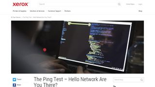 
                            9. The Ping Test - Hello Network Are You There? - At Your Service