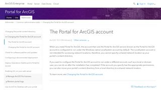 
                            4. The Portal for ArcGIS account—Portal for ArcGIS (10.3 and 10.3.1 ...