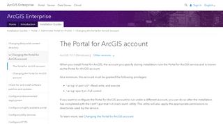 
                            2. The Portal for ArcGIS account—Portal for ArcGIS (Windows ...