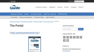 
                            4. The Portal - Granite School District