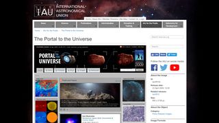 
                            8. The Portal to the Universe | IAU