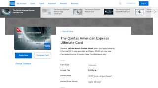 
                            7. The Qantas American Express Ultimate Card | AMEX …