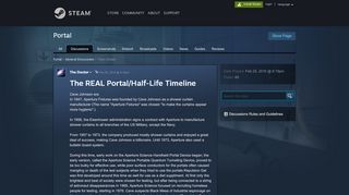 
                            7. The REAL Portal/Half-Life Timeline :: Portal General Discussions