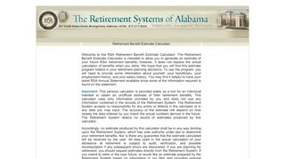 
                            1. The Retirement Systems of Alabama