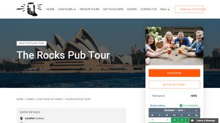 
                            7. The Rocks Pub Tour | Dave's Travel & Events