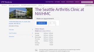 
                            7. The Seattle Arthritis Clinic at NWHMC | UW Medicine