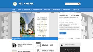 
                            1. The Securities and Exchange Commission, Nigeria | Official Website ...