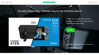 
                            4. The Séfu Switch Bag - The best bag for the ... - Kickstarter