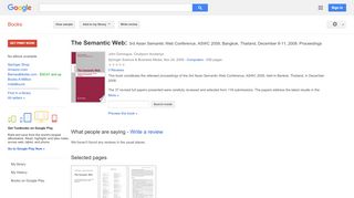 
                            8. The Semantic Web: 3rd Asian Semantic Web Conference, ASWC 2008, ...