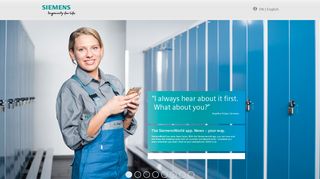 
                            1. The SiemensWorld app. News – your way.