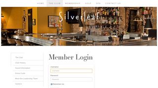 
                            1. The Silverleaf Club Member Login