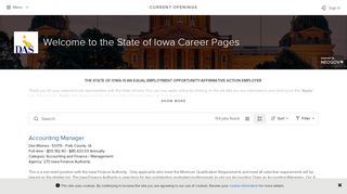 
                            5. the State of Iowa Career Pages - Government Jobs